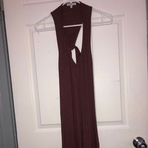 Mauve Burgundy Charlotte Russe Dress